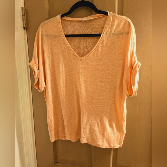 Gerard Darel Tops - Gerard Deral size 3(M/L) linen t-shirt